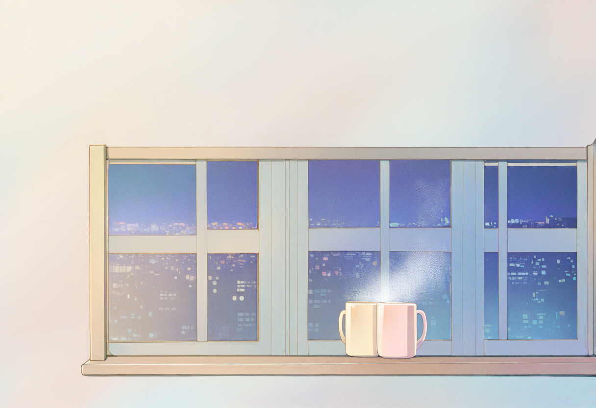 頑張る背中を見守りながらの穏やかな夜