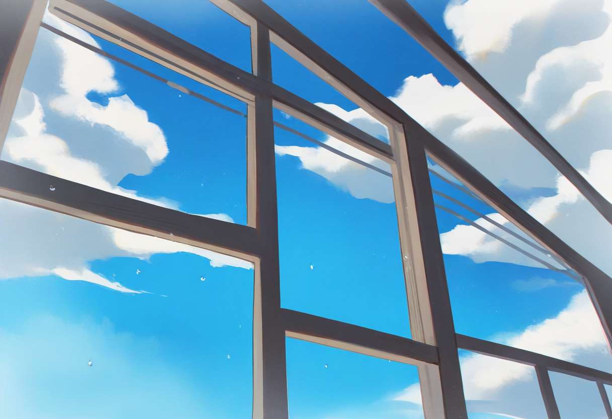 大雨のあとの空とみんなへの思い